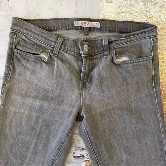 J Brand Grey Skinny Leg Jean - Picture 4 of 8